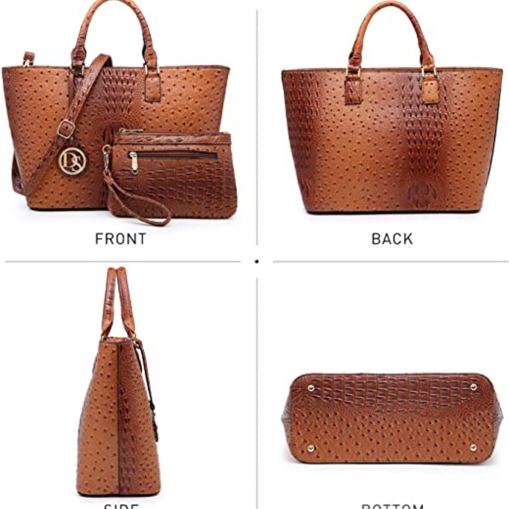 Large Tote Bags Vegan Leather Purses and Handbags for Women Top Handle L…